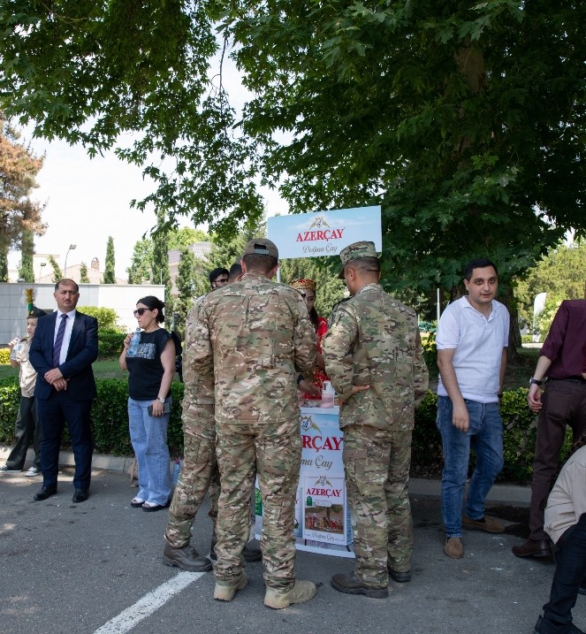 “Azerçay” hərbi-idman yarışlarını dəstəklədi - FOTOLAR